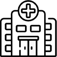 Clinics and Hospitals Icon